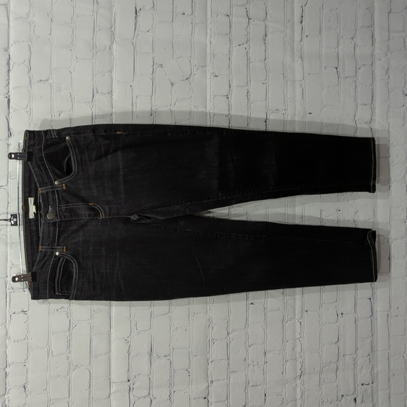Eileen Fisher Black Crop Jeans Sz 6P - Picture 2 of 7